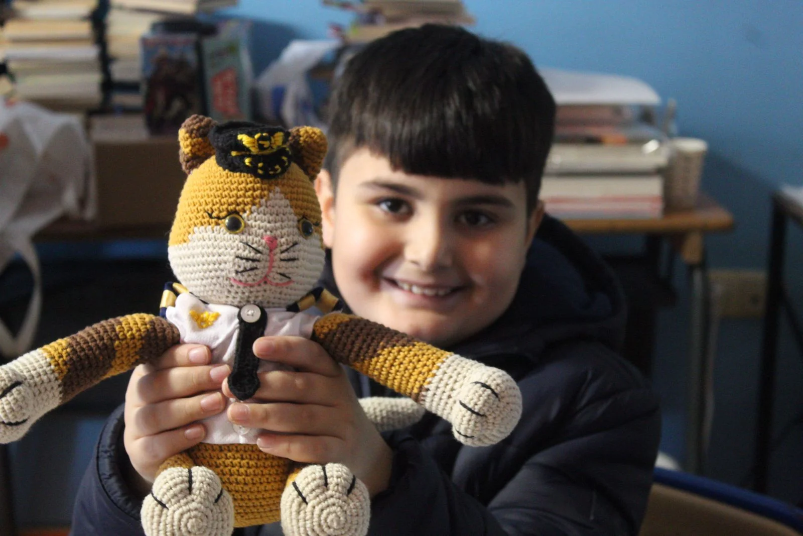 Öğrenciler uçuş simülasyonu sırasında